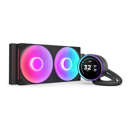 NZXT Kraken Elite 280 RGB - kylsystem med vätska till processorn - med LCD-display