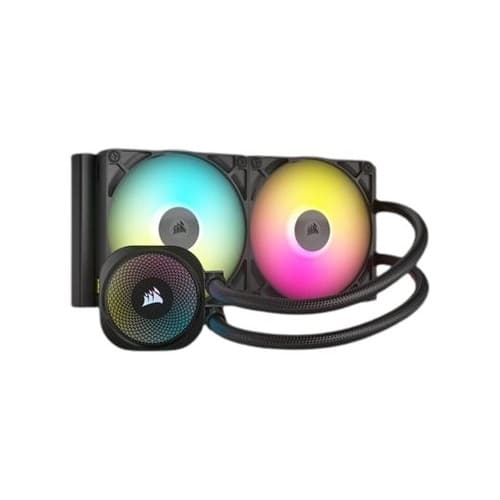 CORSAIR iCUE Link TITAN 240 RX RGB - kylsystem med vätska till processorn Svart