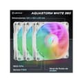 Miniatyrbild 5 av 5: Kylning av CPU - UNYKACH - Aquastorm White - ARGB-belysning - LCD-skärm - Tyst pump