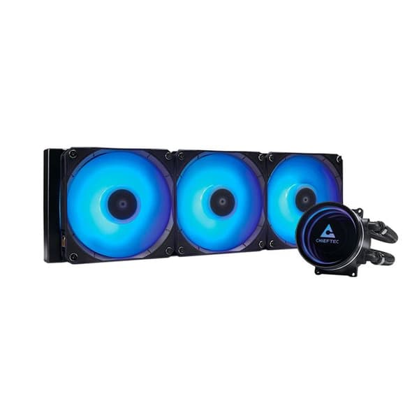 AIO vattenkylningssats - CHIEFTEC - Iceberg RGB - 360mm - Svart - RGB LED - Förenklad installation
