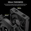 Miniatyrbild 3 av 3: Kylning PC - CORSAIR - CO-9051042-WW - iCUE LINK RX120 Max Trekylare