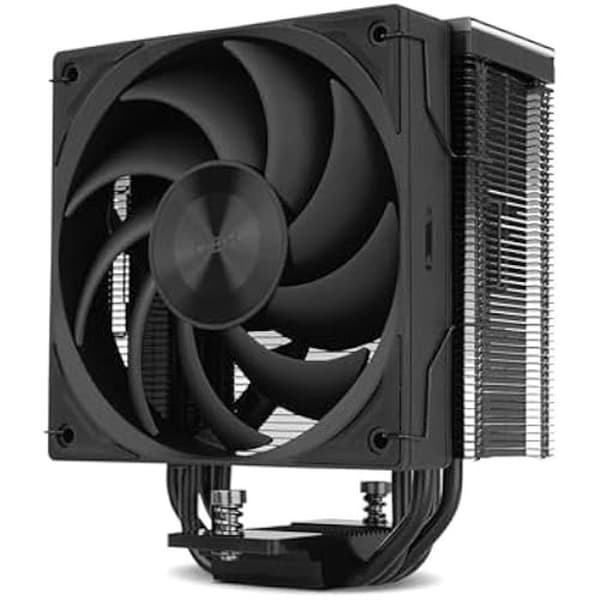 NOX HUMMER H-190 -NXHUMMERH190- CPU-ventilator 92 mm, PWM, Intel & AMD compatibel, dubbele koperen heatpipe, aluminium basis, zwart NOX HUMMER H-190 -NXHUMMERH190- CPU-ventilator 92 mm, PWM, Intel & AMD compatibel, dubbele koperen heatpipe, aluminium basis, zwart