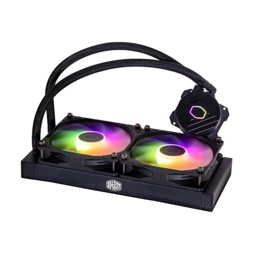 Cooler Master MasterLiquid Lite 240L Core ARGB - kylsystem med vätska till processorn Svart