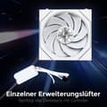 Miniatyrbild 3 av 3: Ventilator - LIAN LI - UNI FAN TL Ss - 120mm - ARGB - PWM - Vit