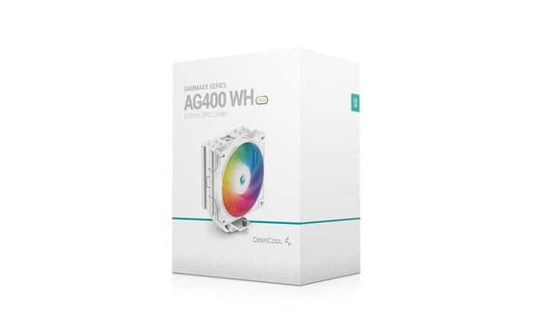 DeepCool AG400 WH ARGB Processor 12 cm Vit