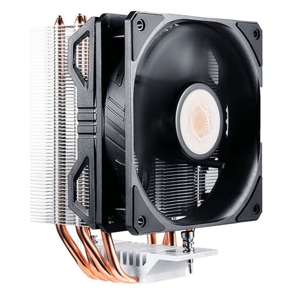 Cooler Master Hyper 212 EVO V2 med fäste LGA1700 CPU-kylare - Offset kylfläns, 4 Svart, Silver