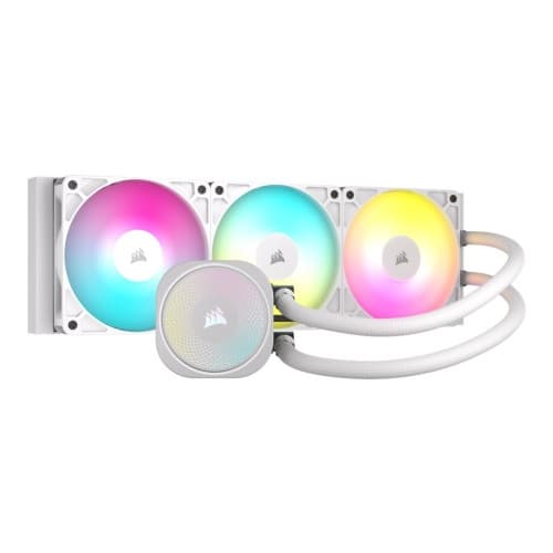 CORSAIR Nautilus 360 RS ARGB - kylsystem med vätska till processorn Vit