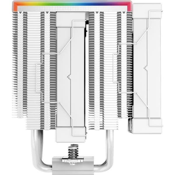 DeepCool AK620 DIGITAL White - CPU-fläkt för Intel och AMD-sockel med digital display och ARGB LED-remsor