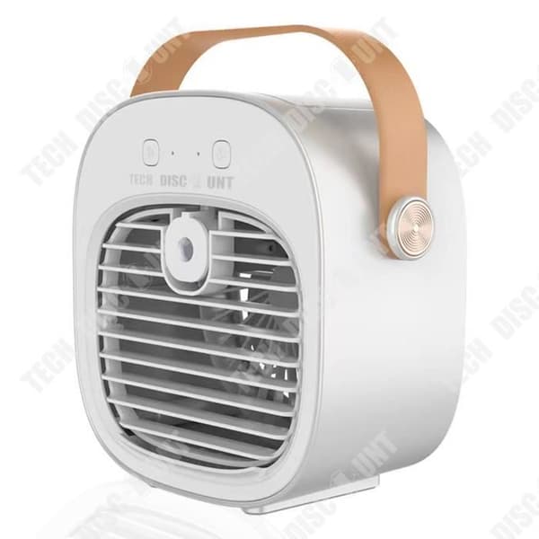 TD® USB Air Cooler Spray Refrigeration Bärbar luftkonditioneringsfläkt Laddning Bärbar skrivbordsfläkt