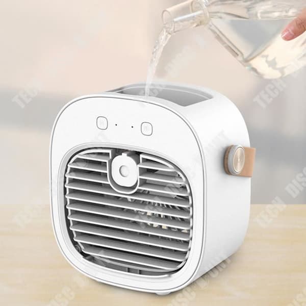 TD® Cold Air Conditioning Fläkt 3 Speed Nano Spray Snabbkylning Desktop Water Cooler Fläkt