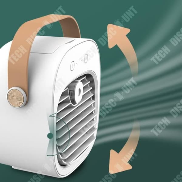 TD® Cold Air Conditioning Fläkt 3 Speed Nano Spray Snabbkylning Desktop Water Cooler Fläkt