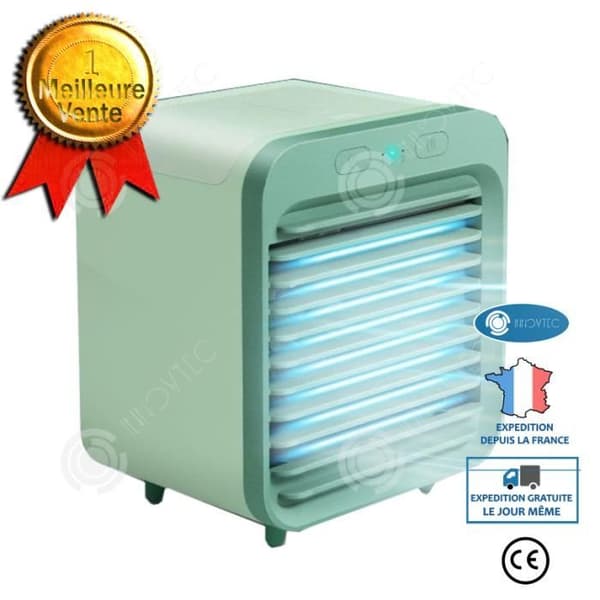 INN® Fläkt Mini Desktop Luftkonditionering Vattenkyld Liten Luftkonditionering Kylning Hem USB Laddning Studentrumskontor