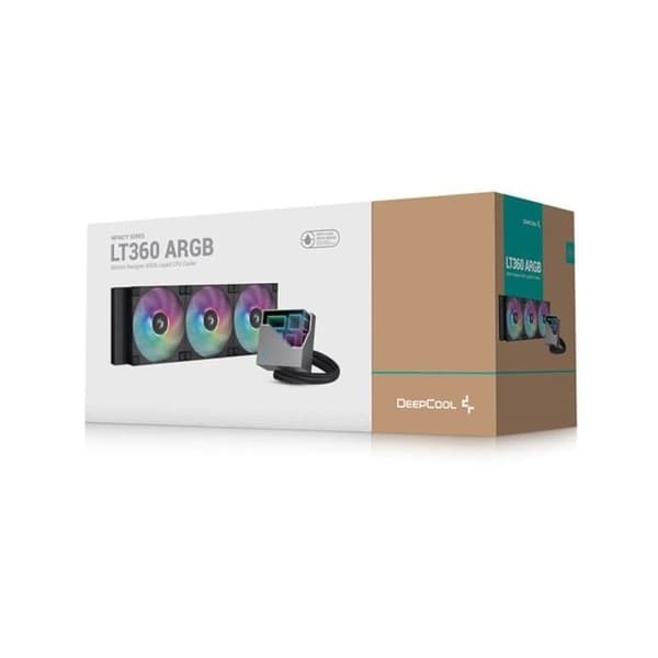 Kit för vattencooling - Deepcool - LT360 ARGB - 360mm - RGB - Kompatibel med INTEL LGA1851