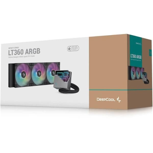 Kit för vattencooling - Deepcool - LT360 ARGB - 360mm - RGB - Kompatibel med INTEL LGA1851