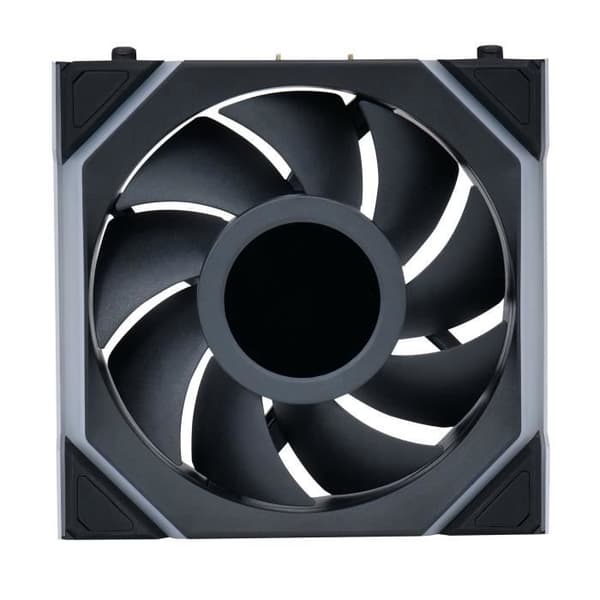 Fläkt - LIANLI - Uni Fan SL 120 LCD ARGB Trådlös - Svart - LCD-skärm - 4-pins kontakt