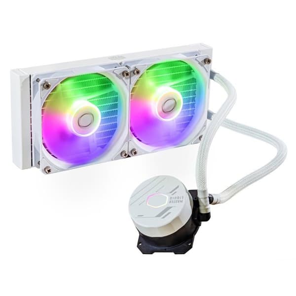 Vattenkylning - COOLER MASTER - MasterLiquid 240L Core White ARGB (MLW-D24M-A18PZ-RW) Vit
