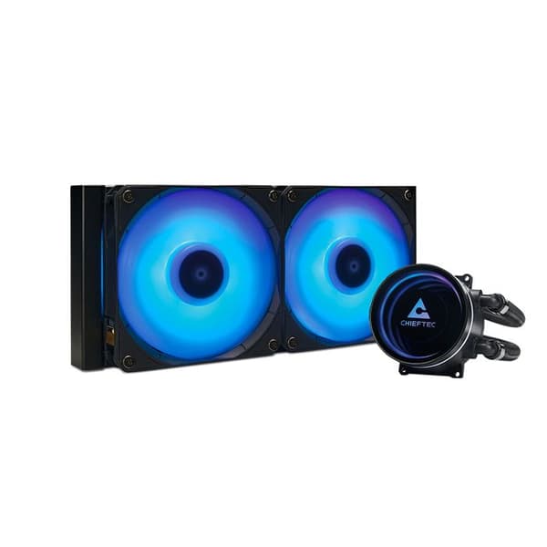 AIO vattenkylningssats - CHIEFTEC - CLC-240-RGB - 240 mm - RGB - Svart