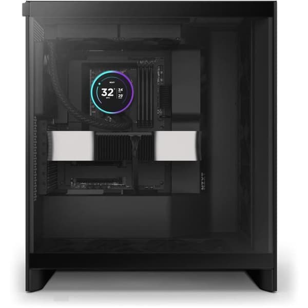 NZXT Kraken Elite 240 - CPU AIO Vattenkylare - 240mm Kylfläns - 2 x F120P Fläktar - Användarvänlig IPS LCD 2,72 Svart