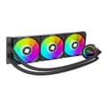 Miniatyrbild 2 av 3: Xilence Wak LiQuRizer LQ.G RGB 360 mm vätskekylare med 3 120 mm ARGB-fläktar, kompatibel med Intel och AMD.
