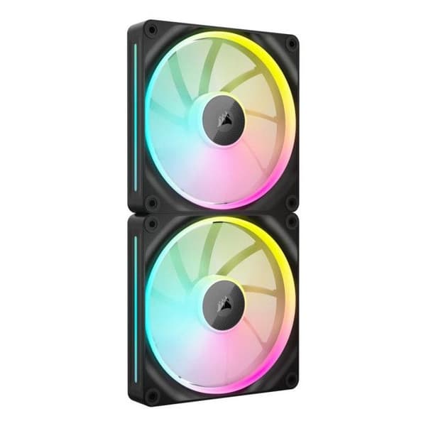 CORSAIR iCUE Link LX140 RGB 140 mm PWM-fläktar - Dubbla ljusslingor - Inkluderar iCUE Link System Hub