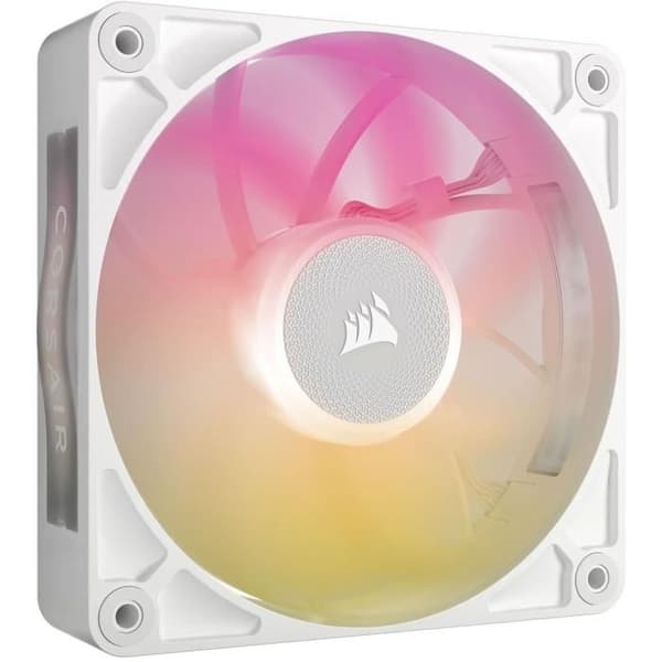 Vattenkylare - CORSAIR - iCUE LINK RX120 RGB MAX - Vit - Hög prestanda - Tyst Vit