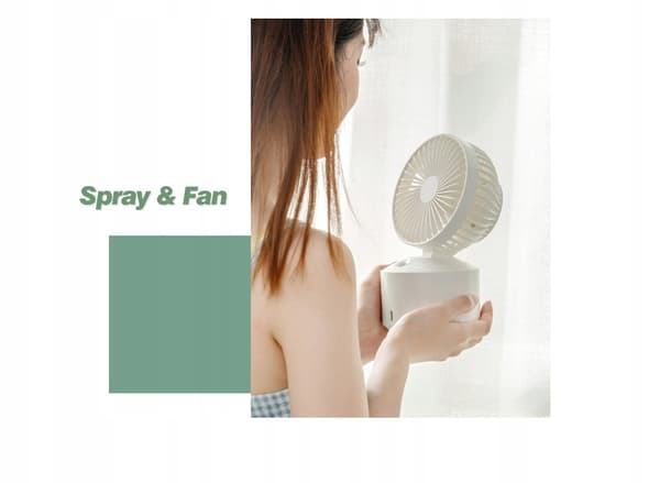 AIRCONDITIONER VENTILATOR VINDMASKINE 2000mAh USB