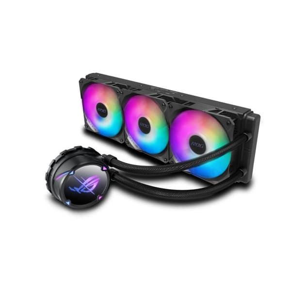 Kit för vattenkylning - ASUS - ROG Strix LC II 360 ARGB - Silver/svart - 120 mm - Tyst