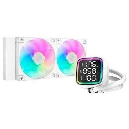 Kylning PC - DEEPCOOL - LD240 WH - Allt-i-ett vätska - Fläkt 12 cm - Vit färg