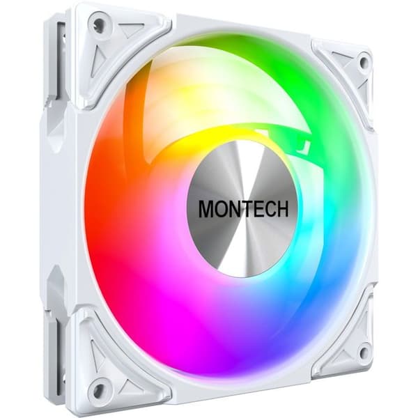 Montech METAL PRO 12 ARGB PWM Vit Vit