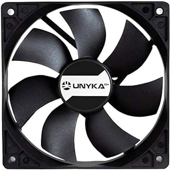 Fläkt - UNYKACH - CH 120 mm - Svart - 120 mm - Server