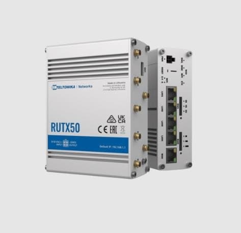 Trådløs router ieee 802.3 (ieee 802.3az, ieee 802.3u, USB 2.0, rutx50), Teltonika