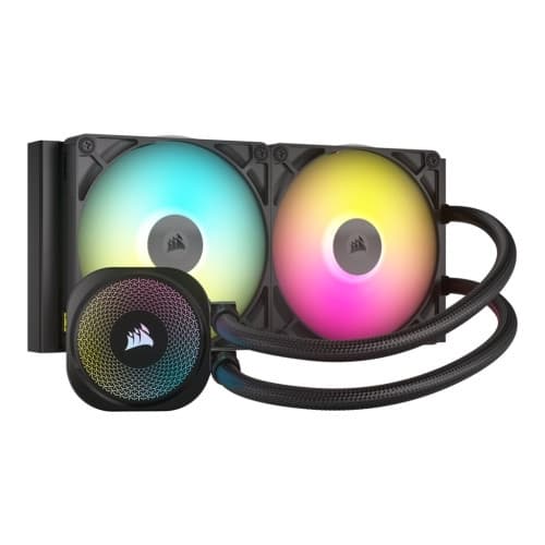 CORSAIR iCUE Link TITAN 280 RX RGB - kylsystem med vätska till processorn Svart