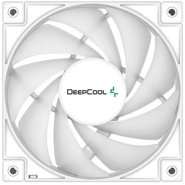 DEEPCOOL FC120 ARGB fläkt (Vit) - Pack 3 - 3x120mm - 500-1800 RPM - &lt;28 dBA - 61,91 CFM