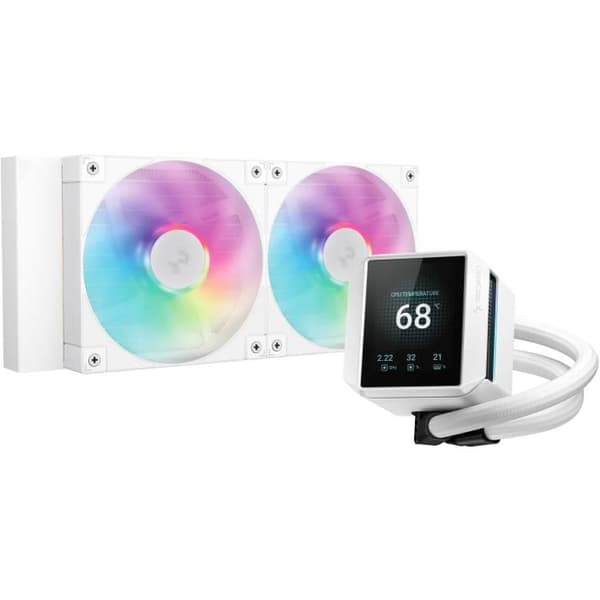 Vätskekylare - DEEPCOOL - MYSTIQUE 240 WH ARGB - 12 cm - RGB - Komplett Processor Kit
