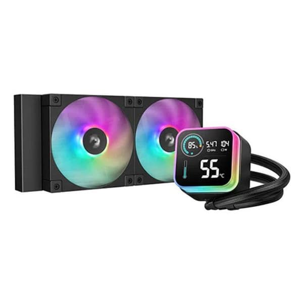 DeepCool LQ240 Processorkylare 12 cm Svart 1 styck(s) Svart