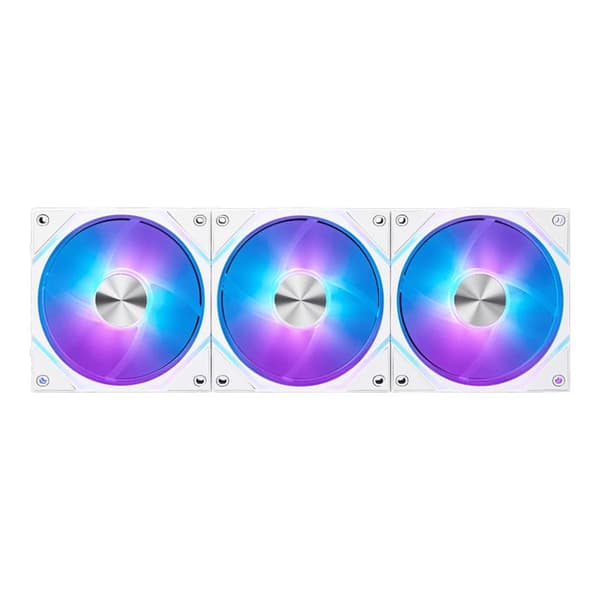 Fläkt - MSI - EZ120 ARGB WHITE-3W - 120 mm - Hydrodynamiskt lager - Mystic Light kompatibel