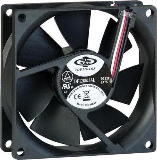 Inter-Tech 88885181 Datorkylningskomponent Datorfodral Fläkt 8 cm Svart (88885181)