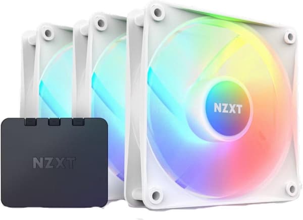 NZXT Fodral Acc F120 CORE RGB Series Fläkt Vit (RF-C12TF-W1)