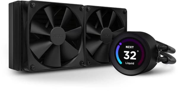 NZXT Kraken Elite 240 Processor Alt-i-En væskekøler 12cm Sort 1 stk(e) (RL-KN24E-B1) Sort