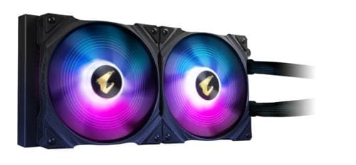 GIGABYTE AORUS WATERFORCE X 280 - processor væskekølingssystem - (til: LGA1156, LGA1366, LGA1155, LGA2011, LGA1150, LGA1151, AM4, LGA2066, TR4, sTRX4,