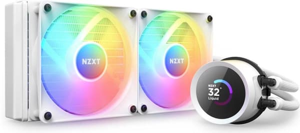 NZXT CPC Kraken 240 RGB Hvid 1700/AM5 (RL-KR240-W1)