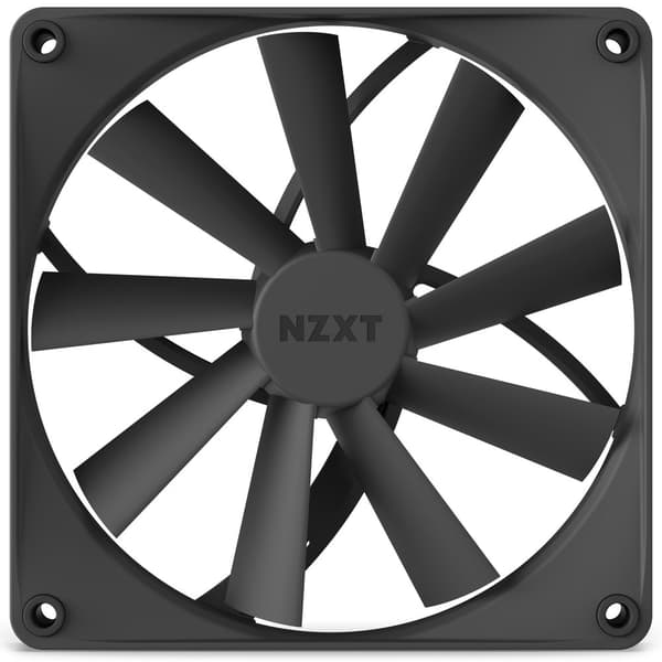 NZXT F140Q Computerkabinet Ventilator 14 cm Sort 1 stk Hvid