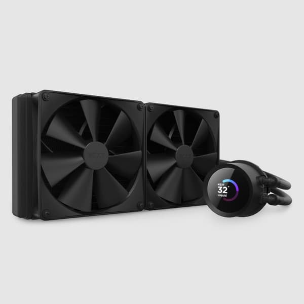 NZXT Kraken 280 Processor Allt-i-ett vätskekylare 14 cm Svart 1 st Svart