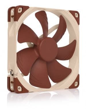 Noctua NOC-NF-A14-FLX computerkølerkomponent Computerkabinet Ventilator 14 cm Beige, Brun