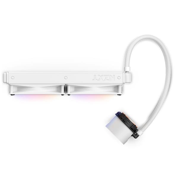 NZXT Kraken 280 RGB Processor Alt-i-en væskekøler 14 cm Hvid 1 stk