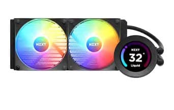 NZXT Kraken Elite 240 RGB Processor Alt-i-en væskekøler 12 cm Sort 1 stk