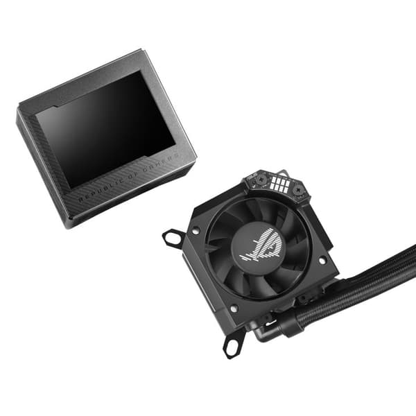ASUS ROG RYUJIN III 360 Processor Allt-i-ett vätskekylare 12 cm Svart 1 st