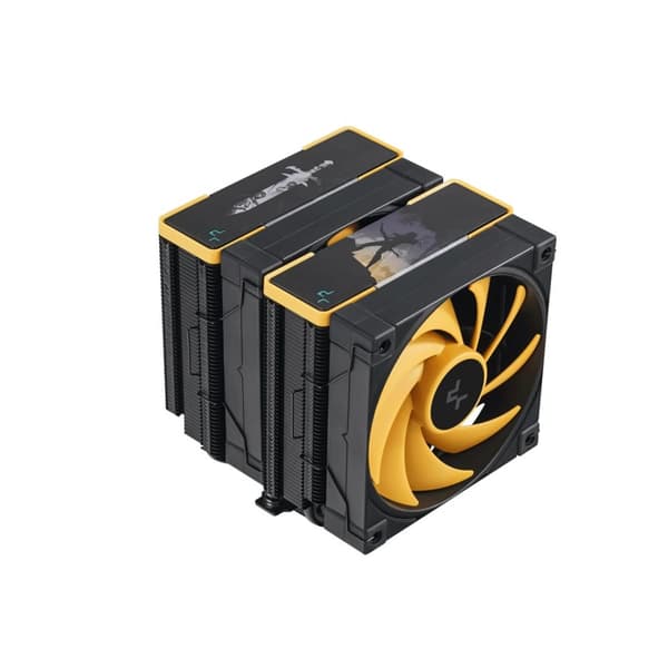 DeepCool AK620 Zero Dark Zoria -prosessorijäähdytin 12 cm musta, keltainen 1 kpl