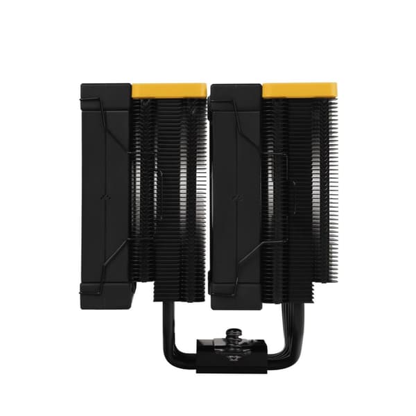 DeepCool AK620 Zero Dark Zoria -prosessorijäähdytin 12 cm musta, keltainen 1 kpl