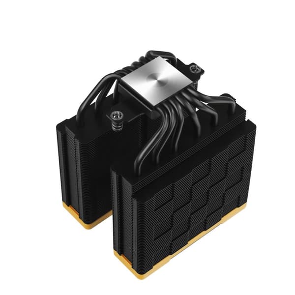 DeepCool AK620 Zero Dark Zoria -prosessorijäähdytin 12 cm musta, keltainen 1 kpl